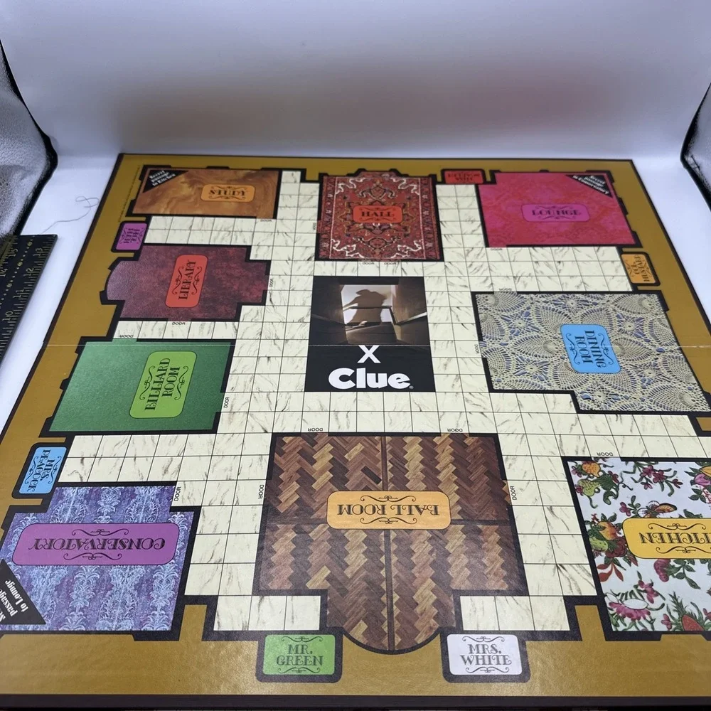 Parker Brothers CLUE‎ Board Game Missing Wrench And Pipe 1972
